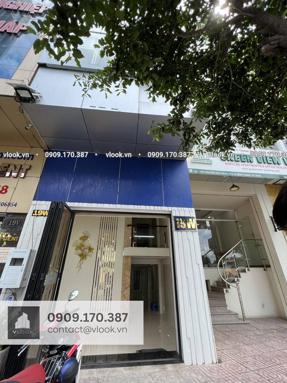 Cao ốc văn phòng cho thuê tòa nhà Green View 19W Nguyễn Hữu Cảnh, Quận Bình Thạnh, TPHCM - vlook.vn - 0909170387