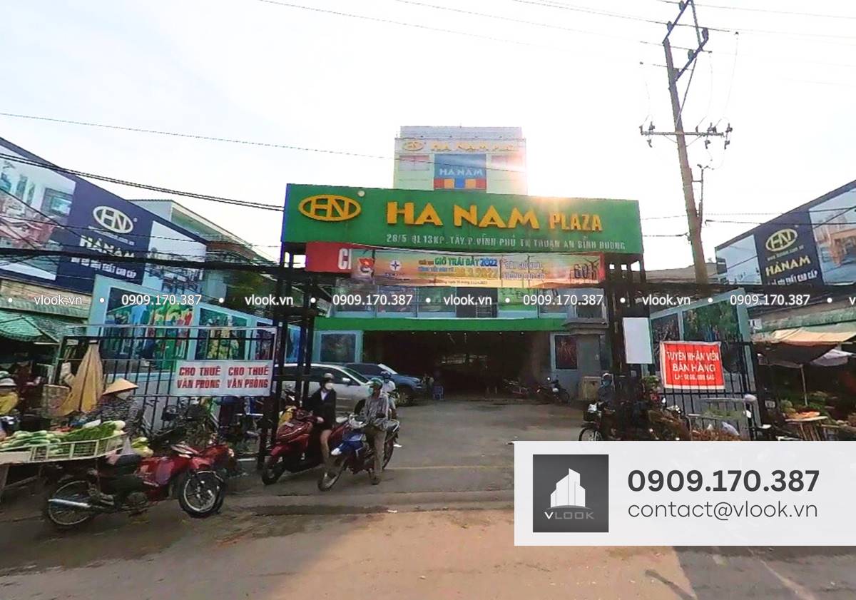 Cao ốc văn phòng cho thuê Hà Nam Plaza, Quốc Lộ 13, Thành phố Thuận An, Bình Dương - vlook.vn