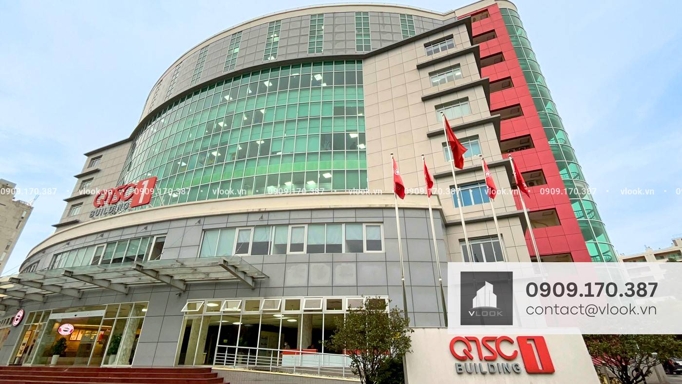 Cao ốc văn phòng cho thuê tòa nhà QTSC 1 Building, Công viên phần mềm Quang Trung, Quận 12, TPHCM - vlook.vn - 0909 170 387