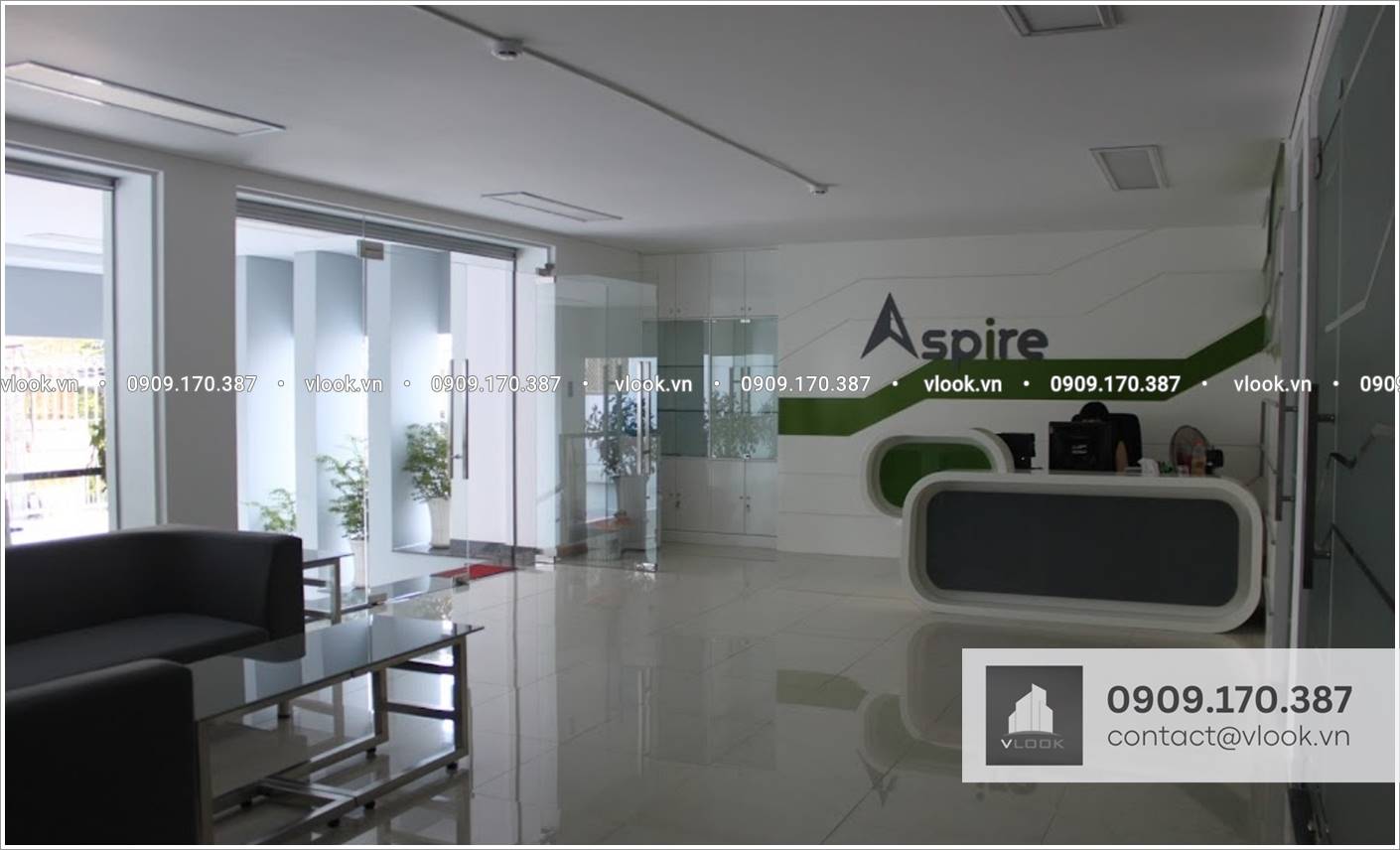 Cao ốc văn phòng cho thuê tòa nhà Aspire Office Building, 466/4 Lê Quang Định, Quận Bình Thạnh, TPHCM - vlook.vn