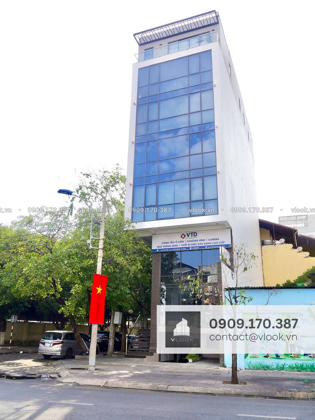 Cao ốc cho thuê văn phòng VTD Building, Hồ Văn Huê, Quận Phú Nhuận - vlook.vn