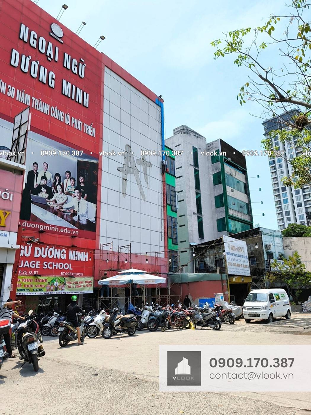 Cao ốc văn phòng cho thuê tòa nhà Vy Minh Building, 521-523 Điện Biên Phủ, Quận Bình Thạnh, TPHCM - vlook.vn