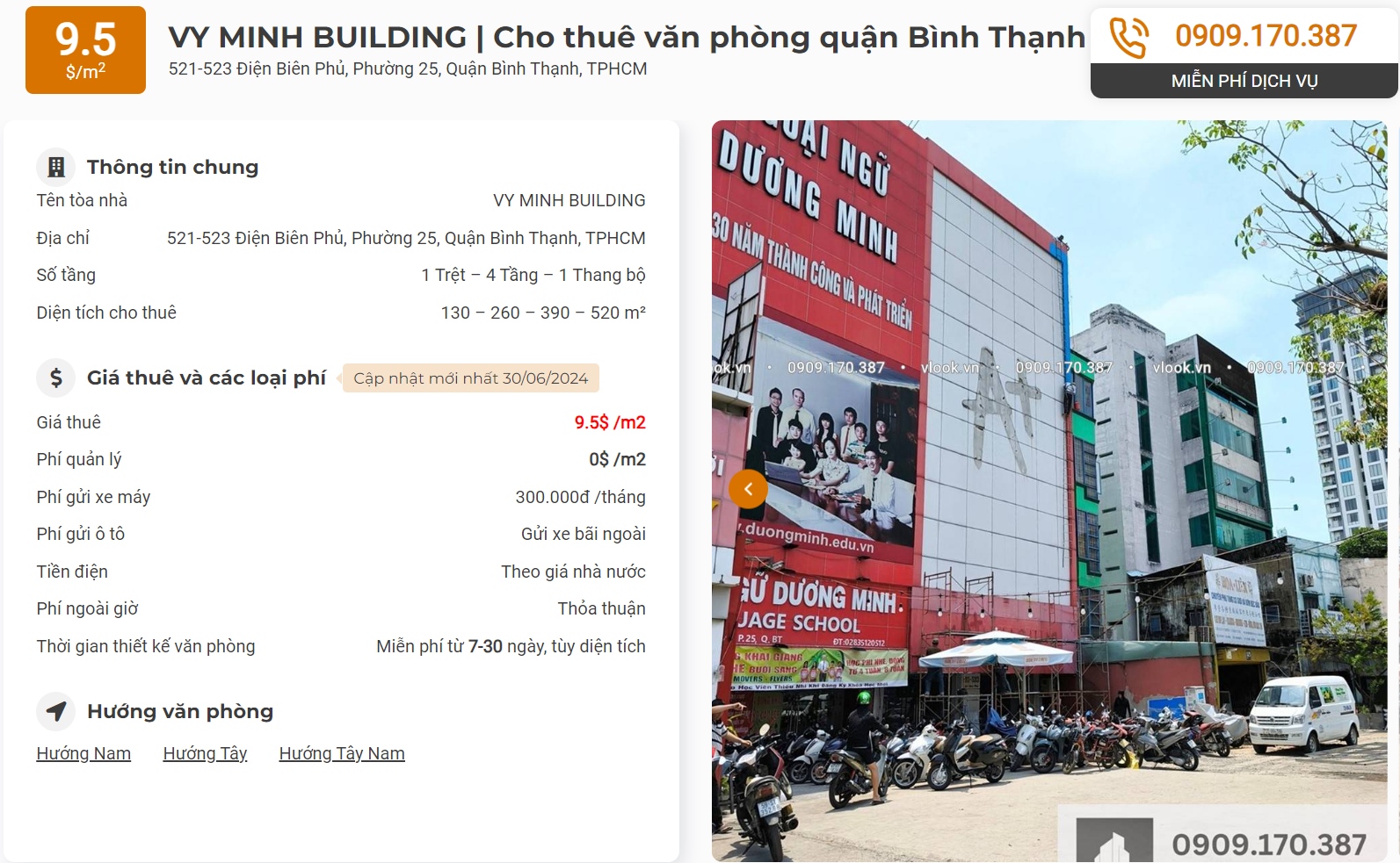 Danh sách công ty tại tòa nhà Vy Minh Building, Quận Bình Thạnh