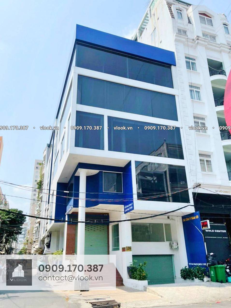 Cao ốc văn phòng cho thuê tòa nhà Office 139 Võ Oanh, Quận Bình Thạnh, TPHCM - vlook.vn