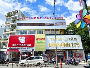 Cao ốc văn phòng cho thuê tòa nhà Vietphone Hoàng Văn Thụ, Phường 8, Quận Phú Nhuận, TPHCM - vlook.vn