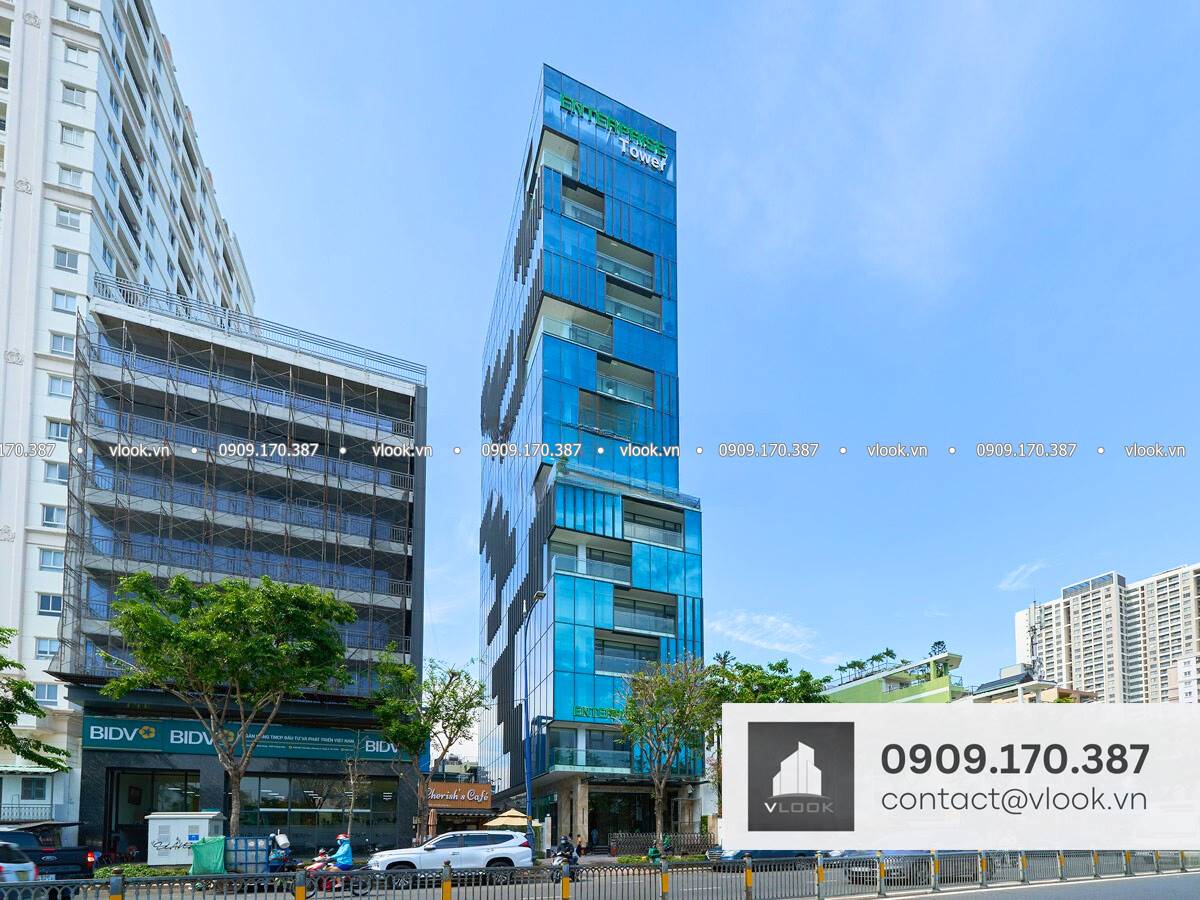 Cao ốc văn phòng cho thuê Enterprise Tower Bến Vân Đồn, Quận 4, TP.HCM - vlook.vn