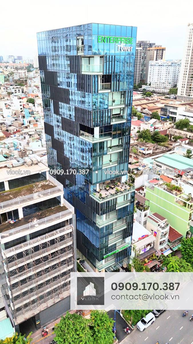 Cao ốc văn phòng cho thuê Enterprise Tower Bến Vân Đồn, Quận 4, TP.HCM - vlook.vn