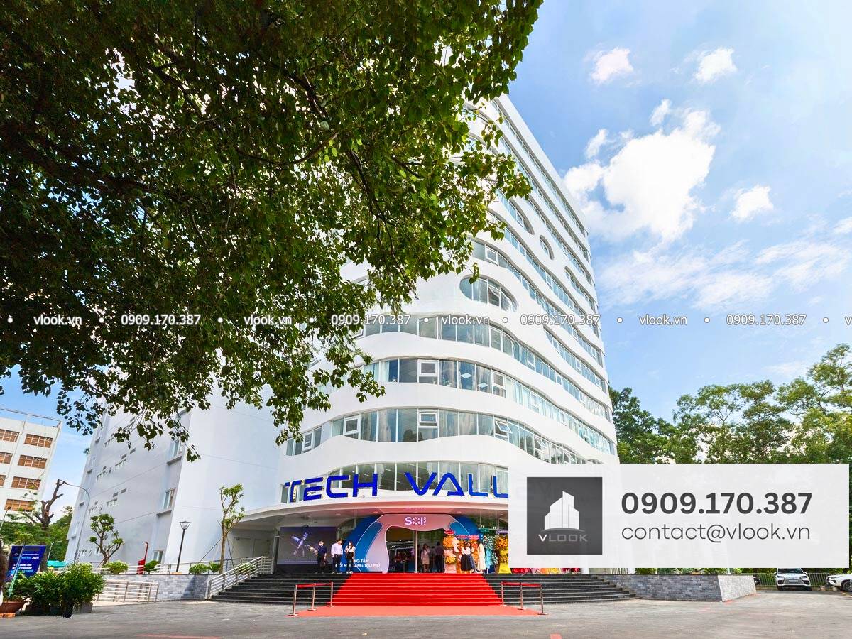 Cao ốc văn phòng cho thuê Tech Valley Công Viên Phần Mềm Quang Trung, Phường Tân Chánh Hiệp, Quận 12, TP.HCM - vlook.vn