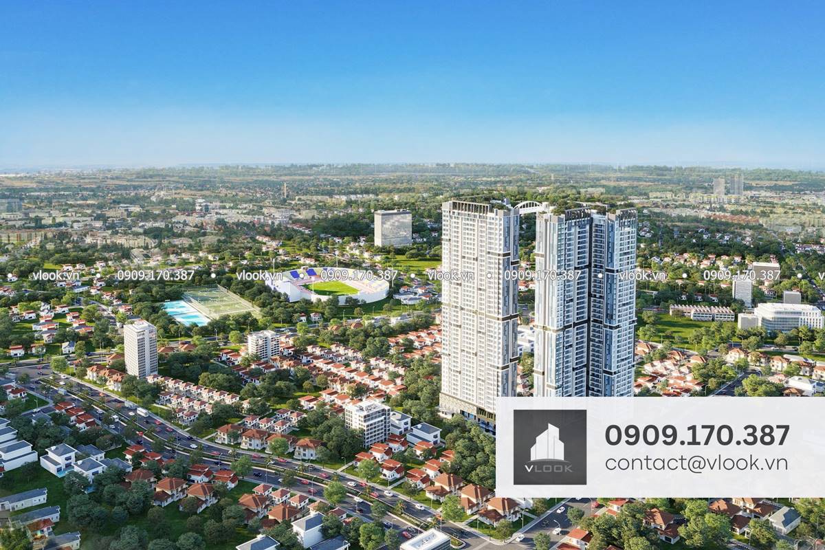 Cao ốc văn phòng cho thuê Happy One Central, Đường 30/4, Thành phố Thủ Dầu Một, Bình Dương - vlook.vn