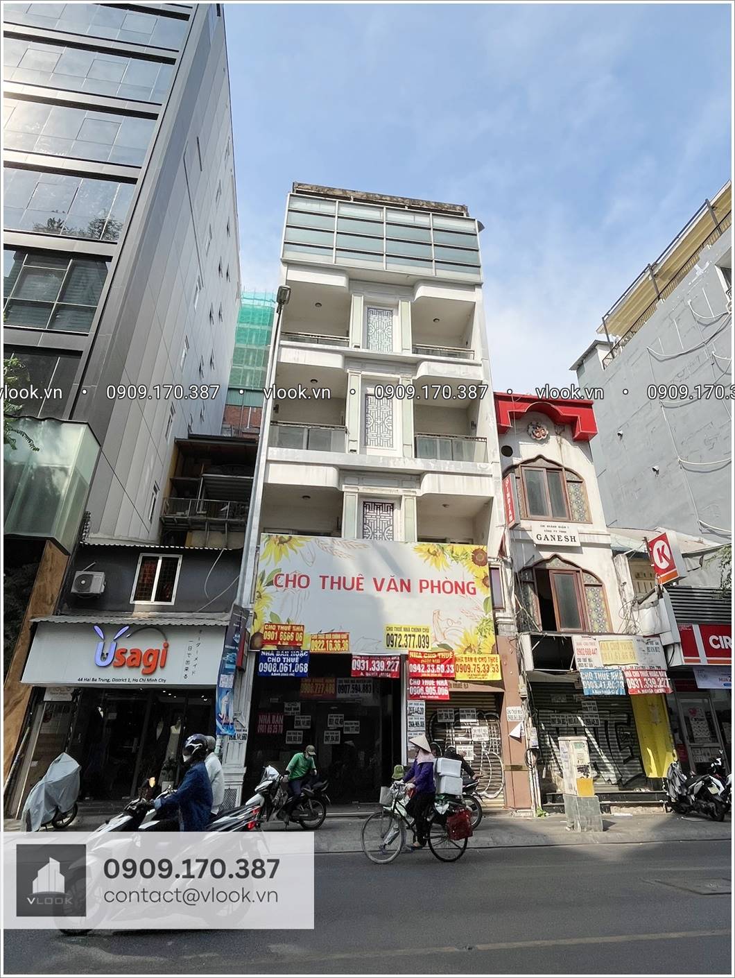 Cao ốc văn phòng cho thuê Tòa nhà 40-42 Hai Bà Trưng, Phường Bến Nghé, Quận 1, TP.HCM - vlook.vn