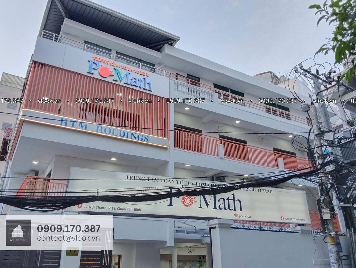 Cao ốc cho thuê văn phòng Tòa nhà 17 Núi Thành, Quận Tân Bình, TP.HCM - vlook.vn
