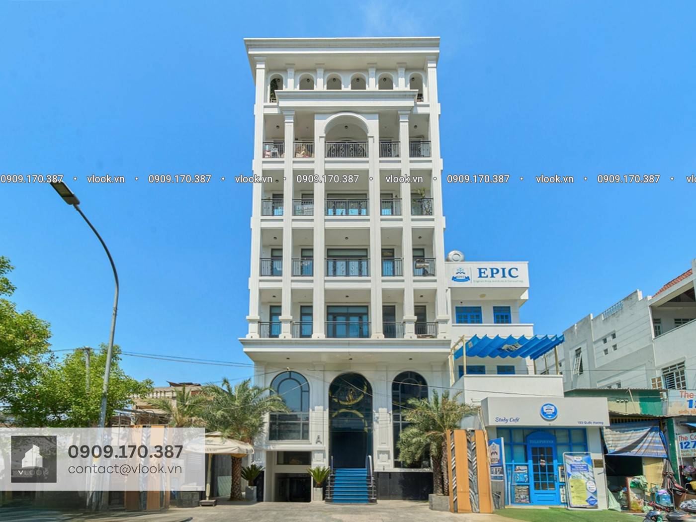 Cao ốc văn phòng cho thuê tòa nhà Khải Hoàn Building, 121 Quốc Hương, Phường Thảo Điền, Quận 2, TP. Thủ Đức, TP.HCM - vlook.vn