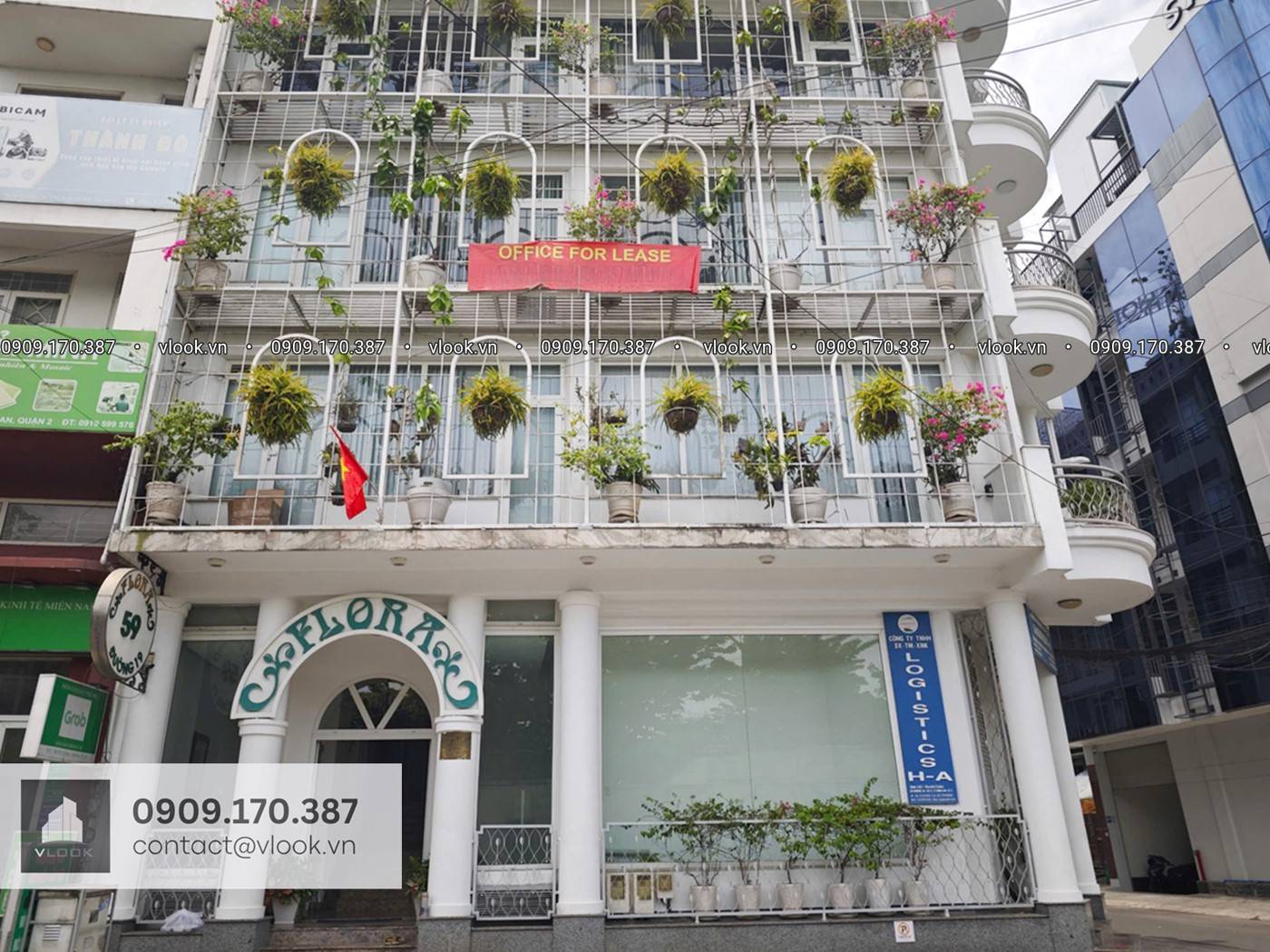Cao ốc văn phòng cho thuê tòa nhà The Flora Building, 59 Đường số 19, Phường An Khánh, Quận 2, TP. Thủ Đức, TP.HCM - vlook.vn
