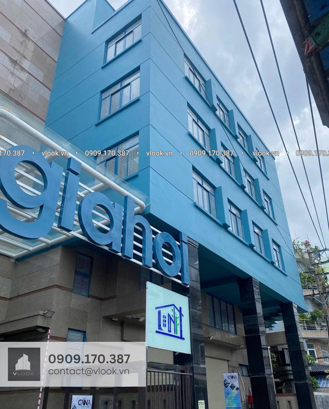 Cao ốc văn phòng cho thuê tòa nhà Cana Building, 725/21 Trường Chinh, Phường Tây Thạnh, Quận Tân Phú, TP.HCM - vlook.vn