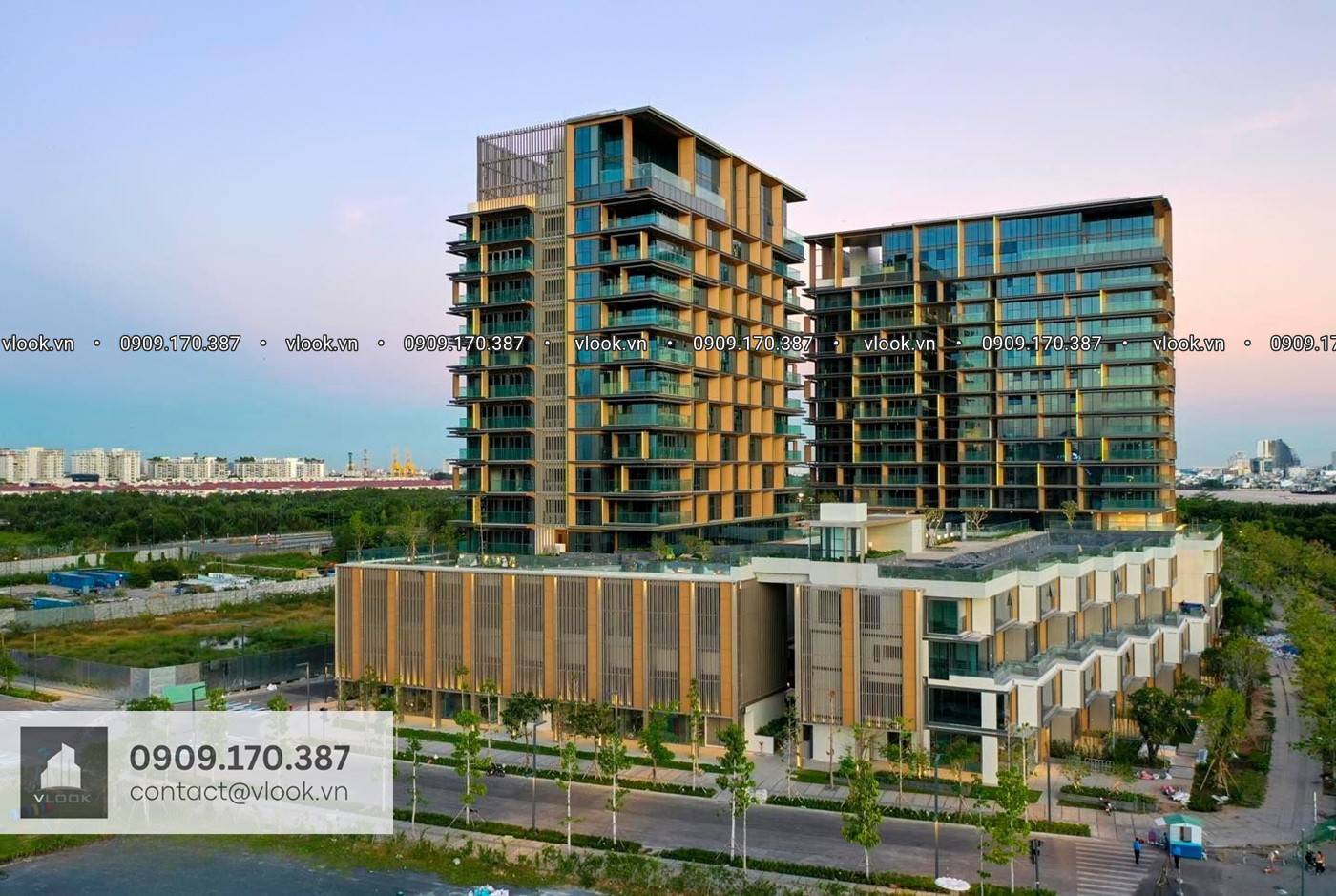 Cao ốc văn phòng cho thuê tòa nhà Empire City, 08 Nguyễn Thiện Thành, Phường An Khánh, Quận 2, TP.HCM - vlook.vn