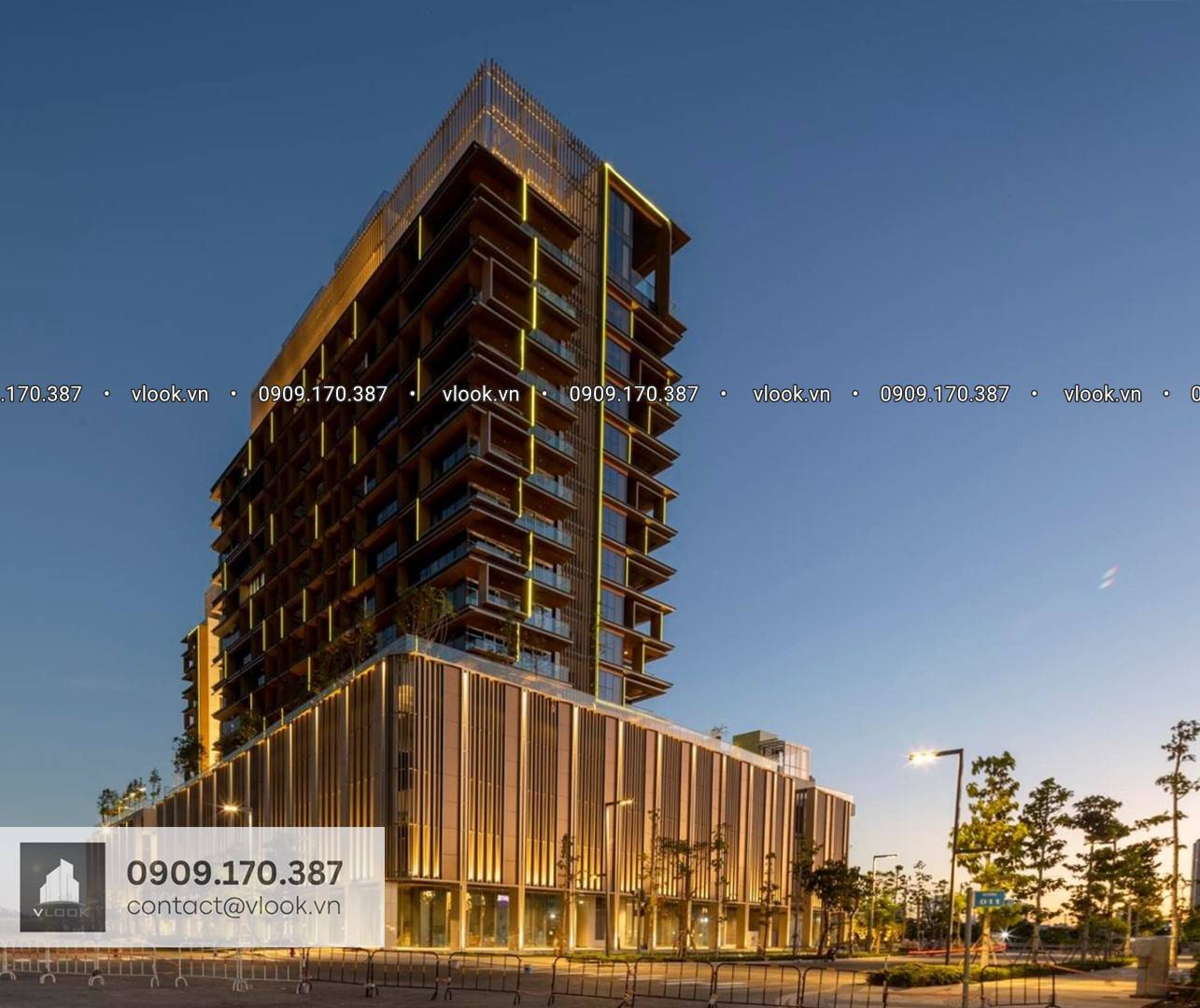 Cao ốc văn phòng cho thuê tòa nhà Empire City, 08 Nguyễn Thiện Thành, Phường An Khánh, Quận 2, TP.HCM - vlook.vn