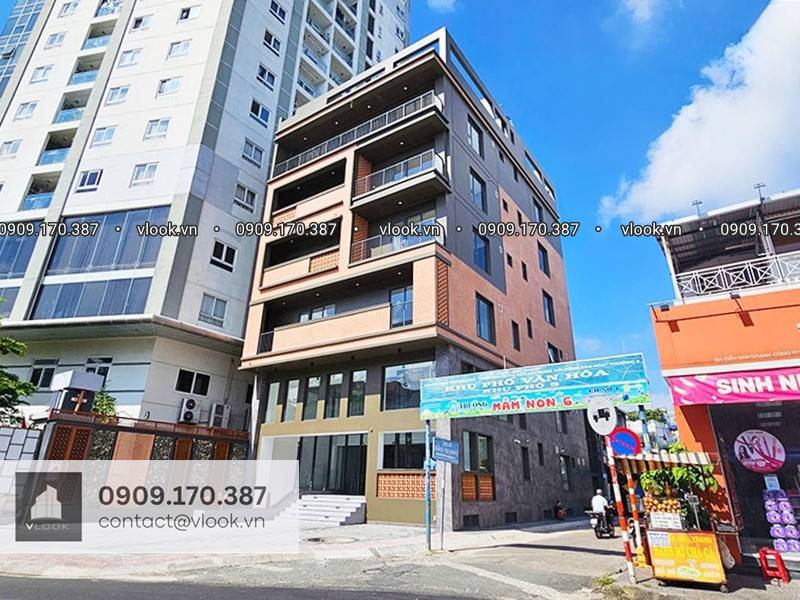 Cao ốc cho thuê văn phòng tòa nhà MIOS The Signature 35 Nguyễn Văn Đậu, Phường Bình Lợi Trung, Quận Bình Thạnh, TP.HCM - vlook.vn