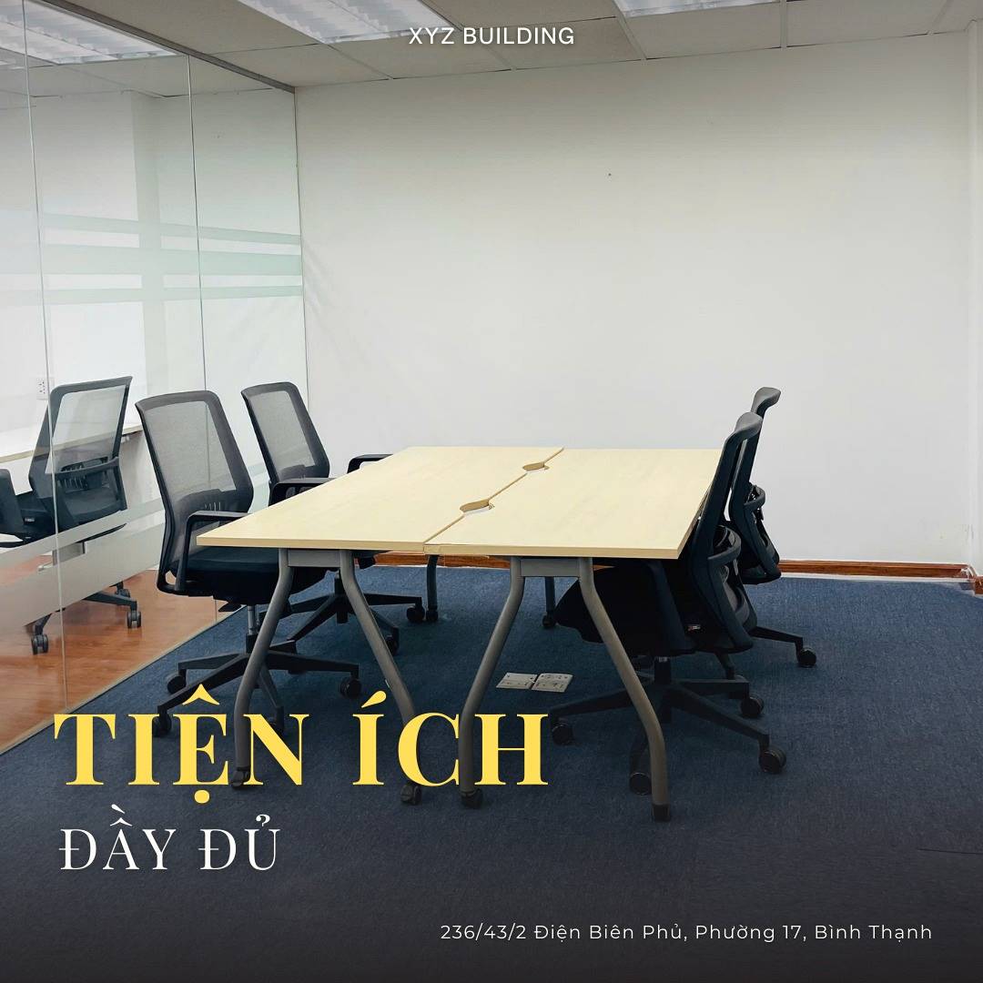 Cao ốc cho thuê văn phòng tòa nhà XYZ Building, 236/43/2 Điện Biên Phủ, Phường Gia Định, Quận Bình Thạnh, TP.HCM - vlook.vn