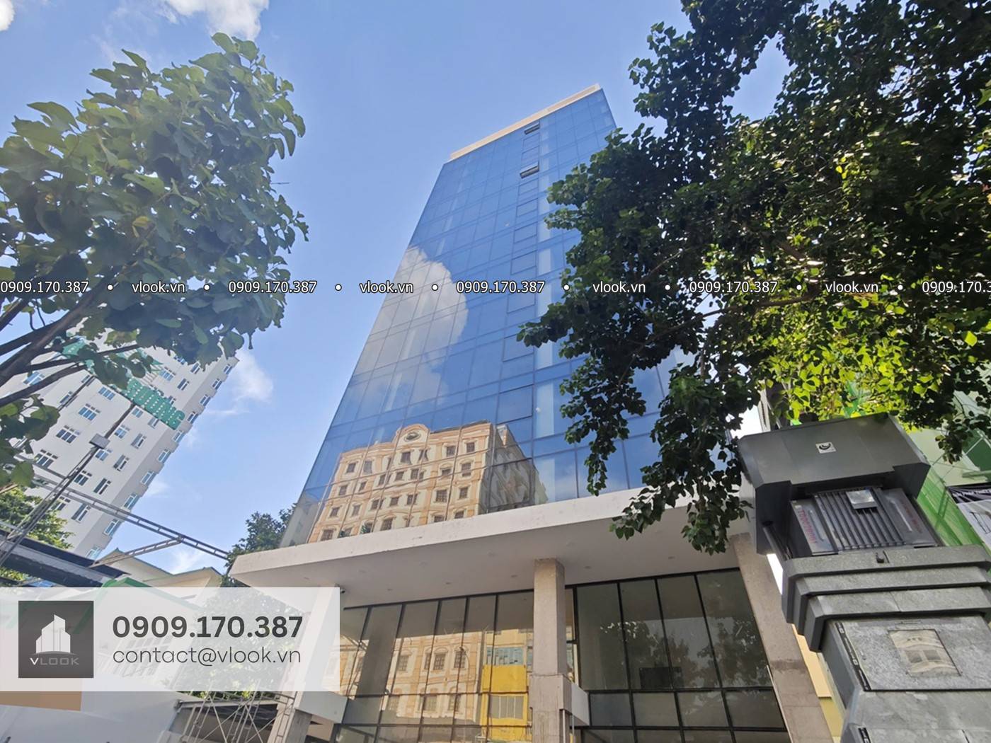 Cao ốc cho thuê văn phòng tòa nhà Red Diamond Tower, 10-12/3D Kỳ Đồng, Phường Nhiêu Lộc, Quận 3, TP.HCM - vlook.vn