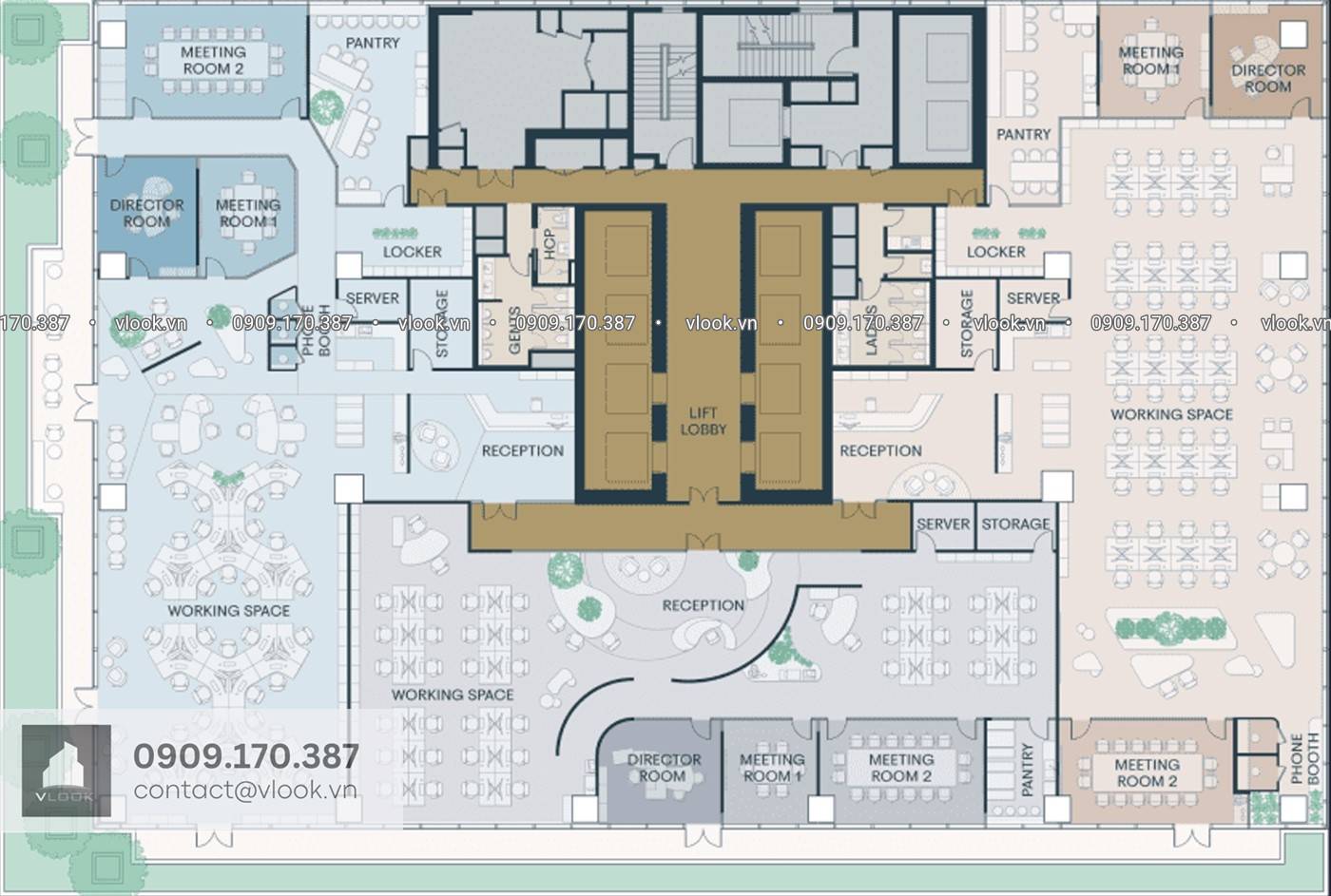 Cao ốc cho thuê văn phòng tòa nhà Saigon Marina IFC, 02 Tôn Đức Thắng, Phường Sài Gòn, TP.HCM (P. Bến Nghé, Quận 1) - vlook.vn