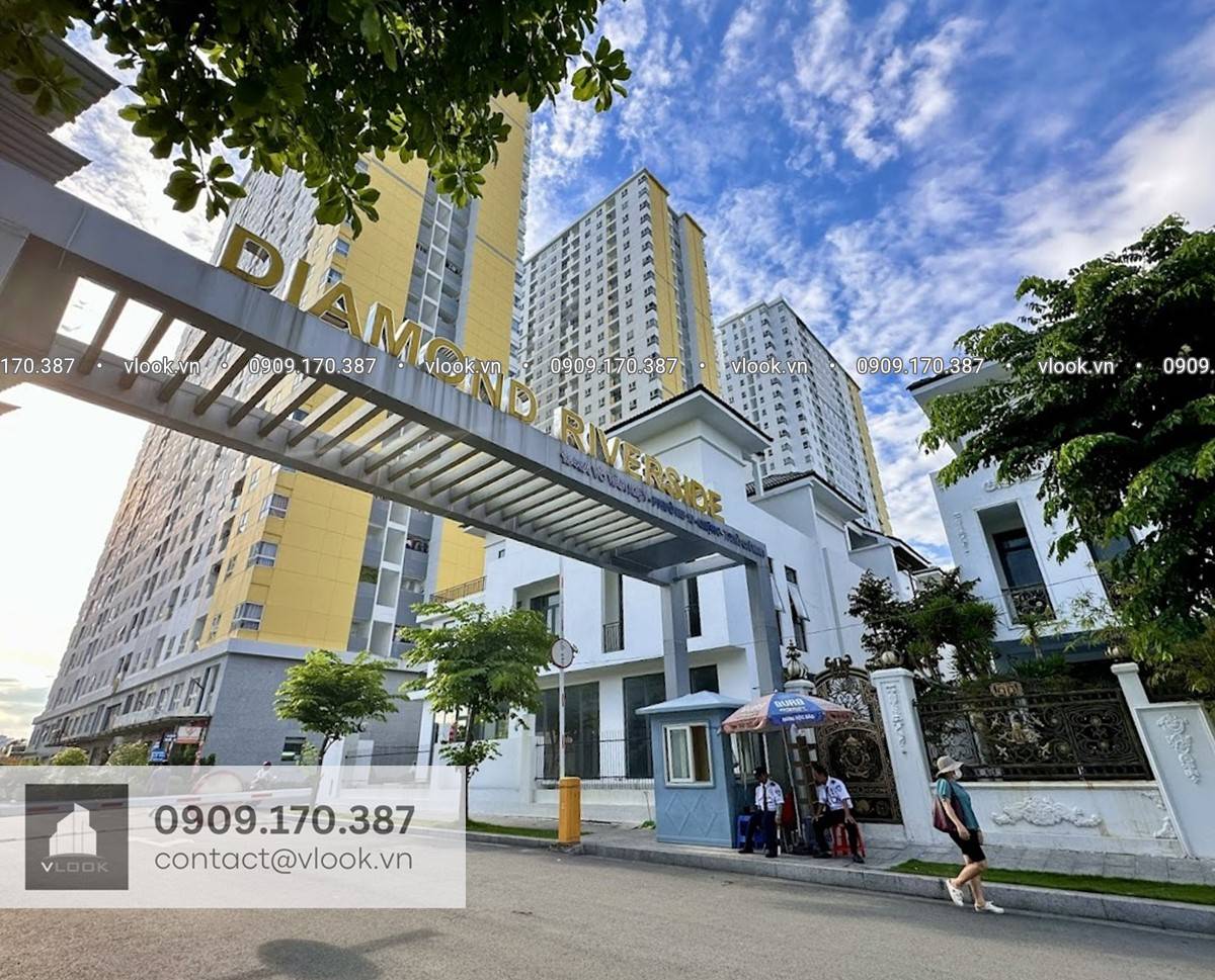 Cao ốc văn phòng cho thuê tòa nhà Diamond Riverside, 1646A Võ Văn Kiệt, Phường Phú Định, Quận 8, TP.HCM - vlook.vn - 0909.170.387