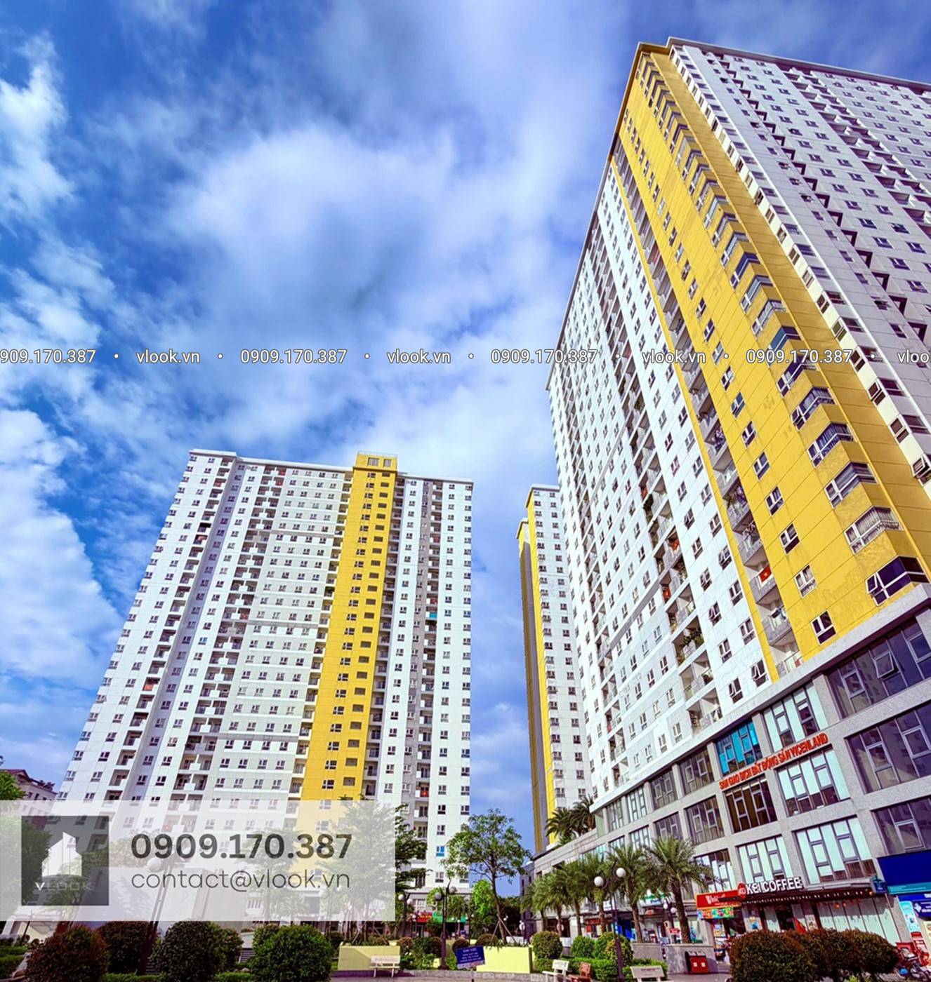 Cao ốc văn phòng cho thuê tòa nhà Diamond Riverside, 1646A Võ Văn Kiệt, Phường Phú Định, Quận 8, TP.HCM - vlook.vn - 0909.170.387