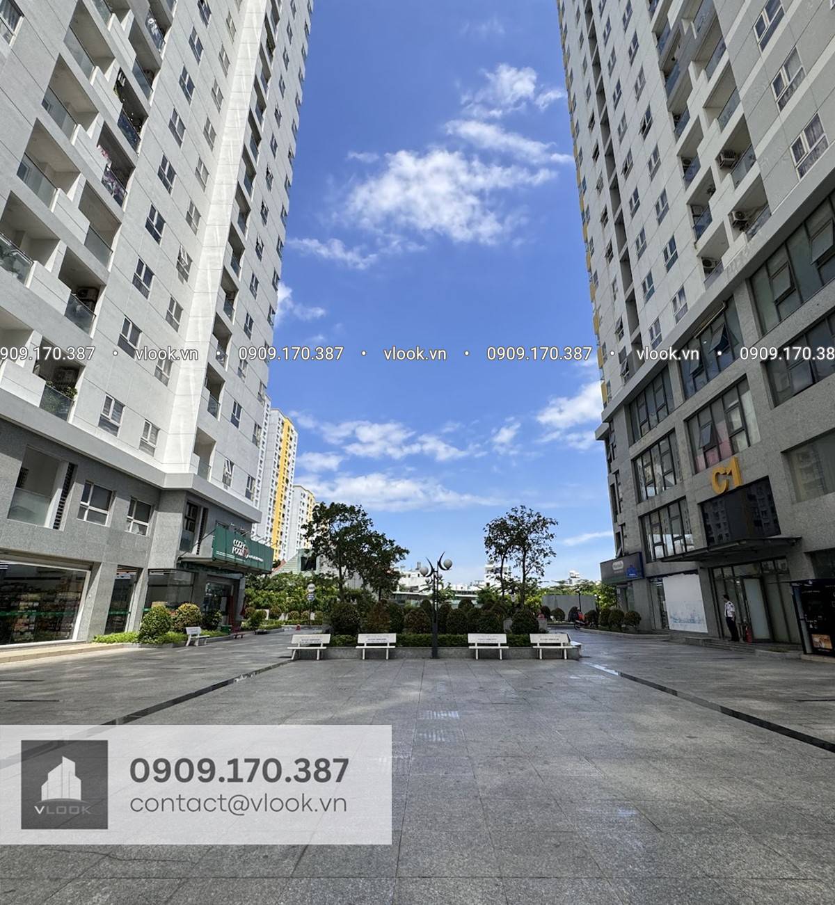 Cao ốc văn phòng cho thuê tòa nhà Diamond Riverside, 1646A Võ Văn Kiệt, Phường Phú Định, Quận 8, TP.HCM - vlook.vn - 0909.170.387