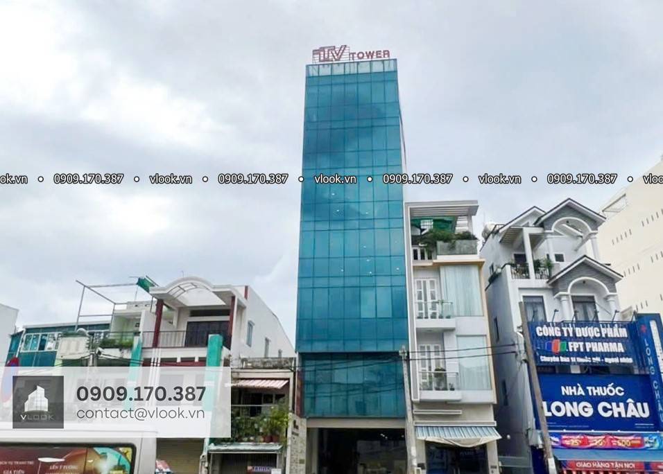 Cao ốc văn phòng cho thuê tòa nhà TTV Tower, 307-307A Bùi Hữu Nghĩa, Phường Gia Định, Quận Bình Thạnh, TP.HCM - vlook.vn - 0909.170.387