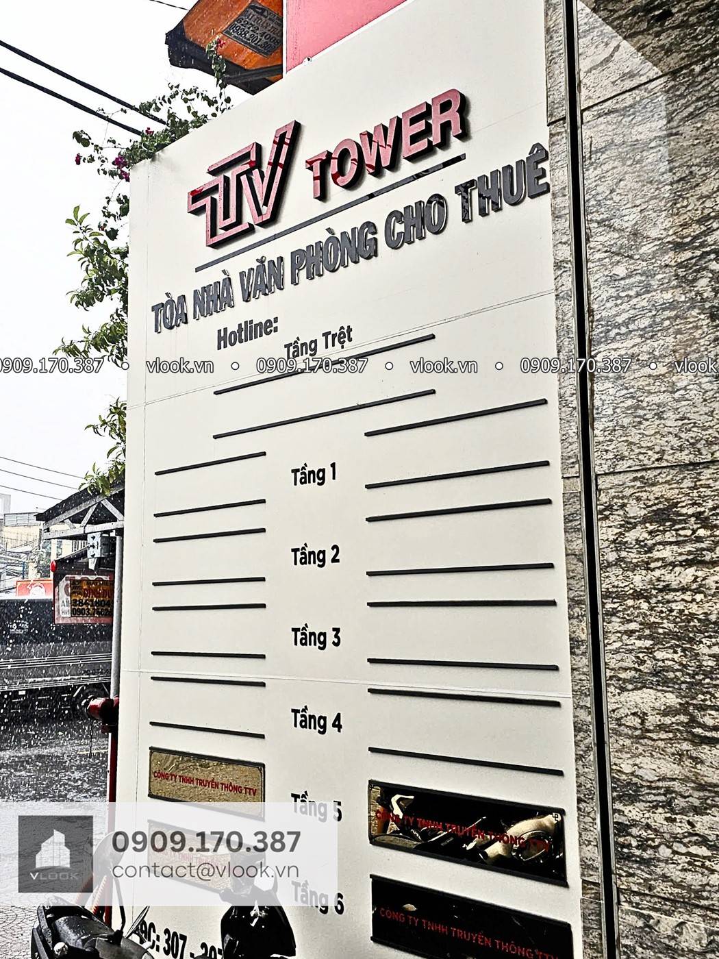 Cao ốc văn phòng cho thuê tòa nhà TTV Tower, 307-307A Bùi Hữu Nghĩa, Phường Gia Định, Quận Bình Thạnh, TP.HCM - vlook.vn - 0909.170.387