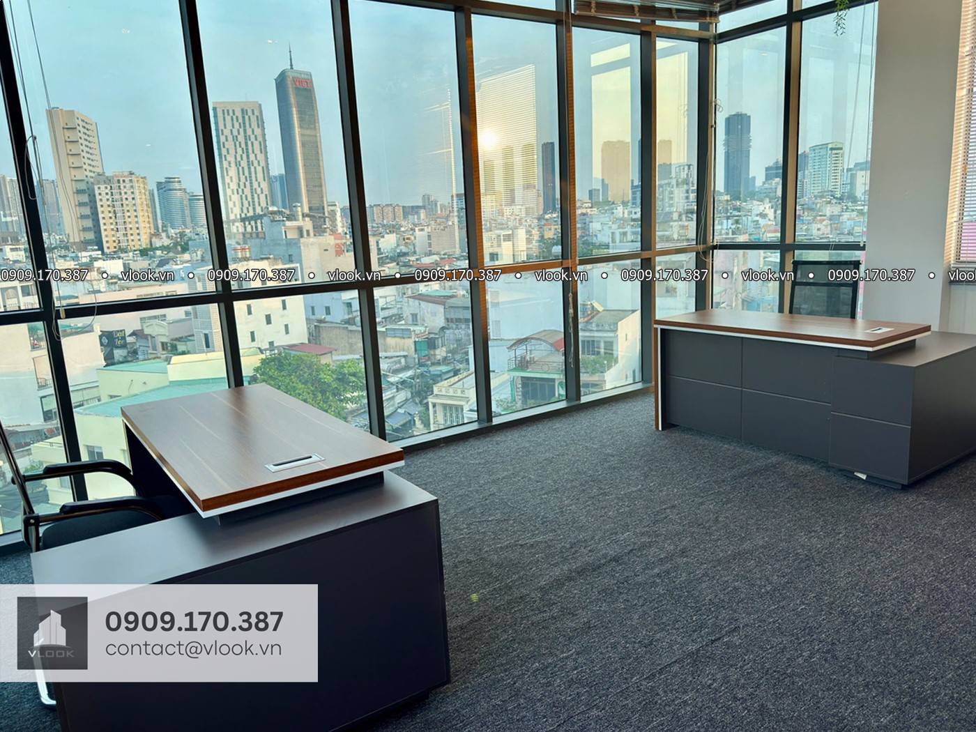 Cao ốc văn phòng cho thuê tòa nhà TTV Tower, 307-307A Bùi Hữu Nghĩa, Phường Gia Định, Quận Bình Thạnh, TP.HCM - vlook.vn - 0909.170.387